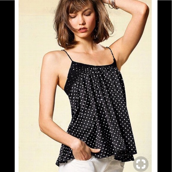 polka dot cami top